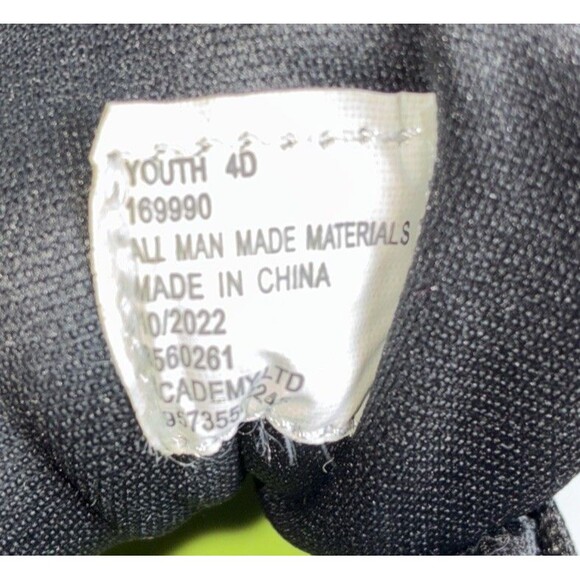 Rawlings Cleats Black Youth Size 4(D)  Cool Flo Sole Baseball New! - Picture 6 of 7